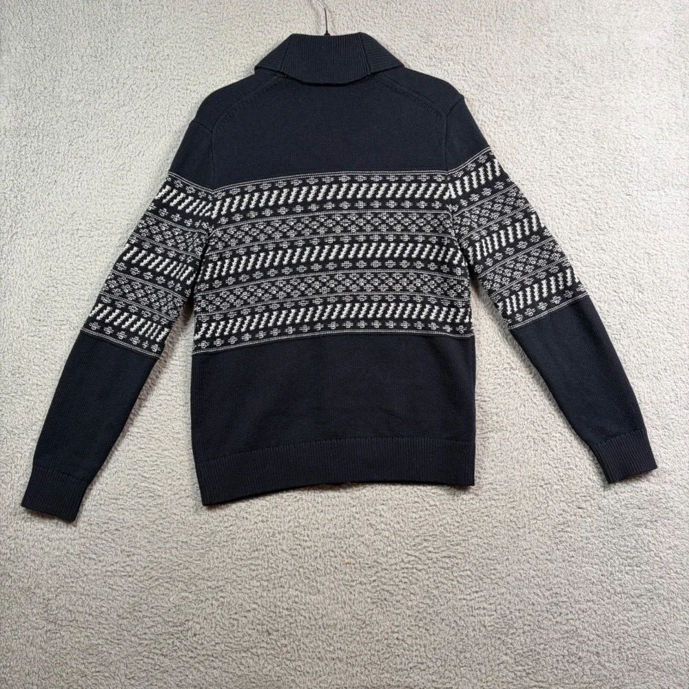 Banana Republic Shawl Collar‎ Fair Isle Cardigan Mens Size S